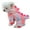 Pink, variant on Aurgiarme Dog Furry Jumpsuit for Dogs Boy Girl Large Dogs for Indoor and Outdoor Use Cartoon Dinosaur Clothes Outfit for Pet Dogs