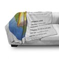 thumbnail image 3 of Geology Soft Flannel Fleece Throw Blanket, Structure of the World Section with Accurate Form of the Earth Core and Shell, Cozy Plush for Indoor and Outdoor Use, 50" x 70", Multicolor, by Ambesonne, 3 of 6