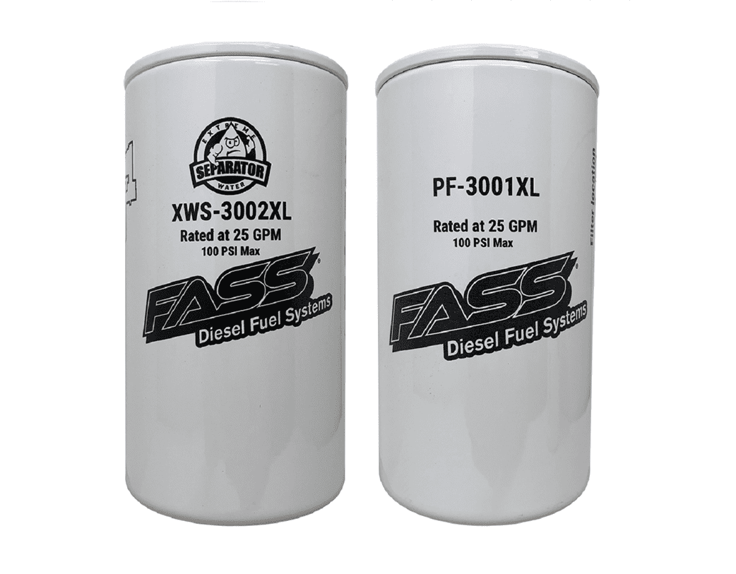 FASS Titanium Series Fuel Filter Combo Package XWS3002XL / PF3001XL