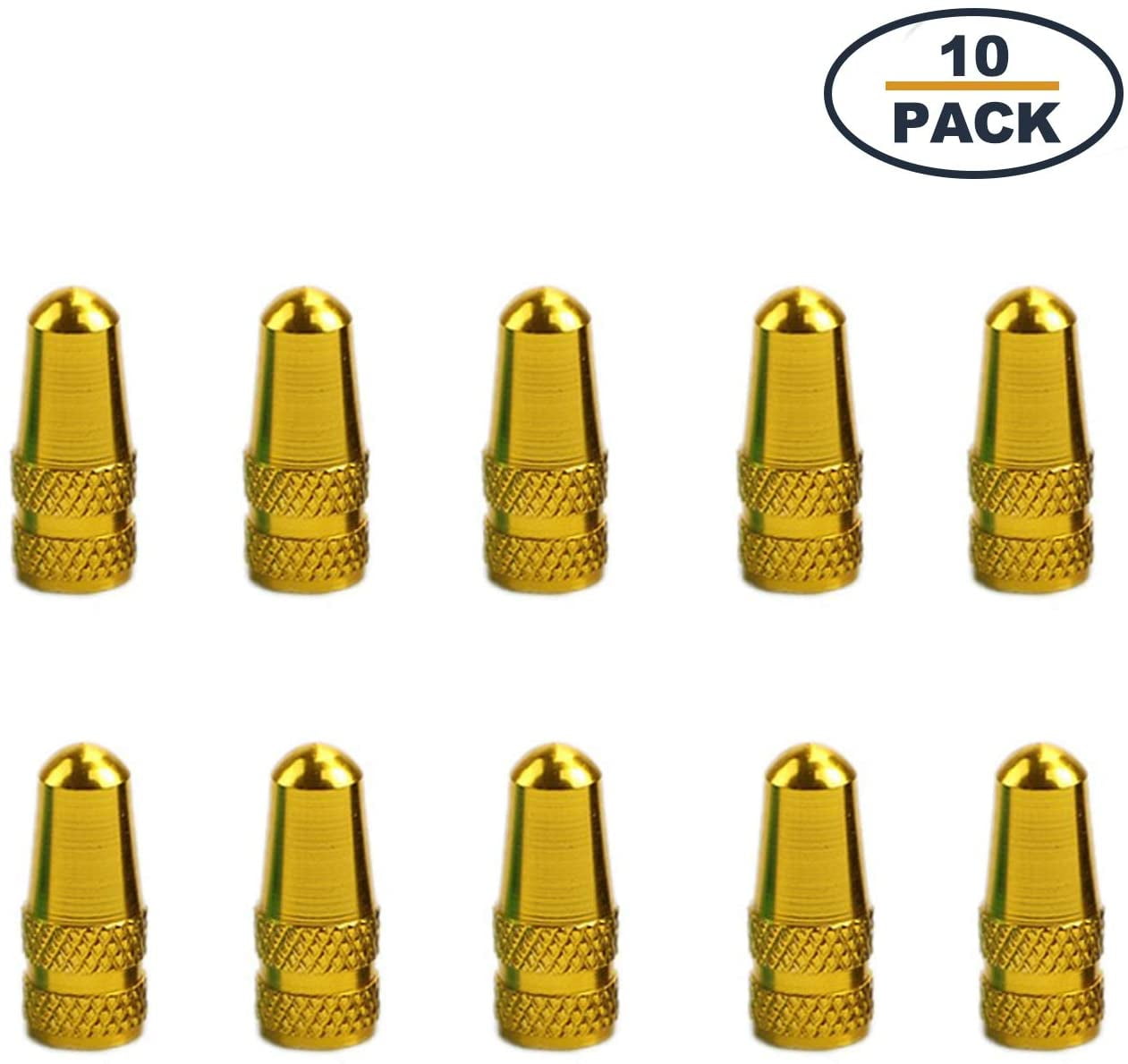 yellow presta valve caps