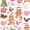 Red White, variant on Manfei Gingerbread Waterproof Shower Curtain 72Wx72L Christmas Bathroom Curtain, Green White