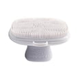 thumbnail image 3 of Soft Manual Silicone Facial Cleansing Brush, Anti-Slip Handheld Face Exfoliating And Massage Scrubber, Gentle Face Wash For All Skin Clean Pore Blackh, 3 of 5