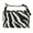 Zebra Stripes, variant on Buckle Handle Insulated Picnic Lunch Bag With Adjustable Strap 7L Capacity Leopard Print Vector