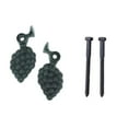 thumbnail image 1 of Wood Shutter Hardware 30-14-88250 Raisin Chien d'Obturation avec Lag Bolt&44; Noir - Lot de 2, 1 of 1