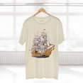 thumbnail image 6 of Ship Graphic Unisex 100 Cotton T-Shirt with Gold Frigate Art Design 2, 6 of 16