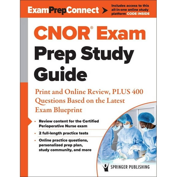 Cnor(r) Exam Prep Study Guide: Print and Online Review, Plus 400 Questions Based on the Latest Exam Blueprint, (Paperback)