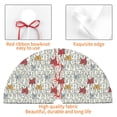 thumbnail image 4 of Lsque Funny Cat White Print Christmas Tree Skirt, Tree Skirt with Ties or Velcro, Perfect for Holiday Decorations, Halloween, and New Year-48", 4 of 7