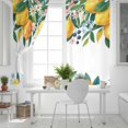 thumbnail image 5 of Fsddascl Lemon Summer Blackout Curtains for Bedroom/Living Room, Thermal Insulated Kitchen Curtains, Vintage Yellow Fruit Botanical Berries Grommet Darkening Window Treatment Drapes 42"x63"x2, 5 of 6
