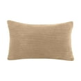 thumbnail image 2 of Soft Corduroy And Striped Velvet Textured Rectangular Decorative Pillow Cover, Rectangular Shape With Subtle Striped Design To Enhance Living Spaces, 1 Piece Cushion Cover For, 2 of 6