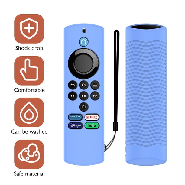 Cubierta remota con cordón para Amazon Fire TV Stick Lite (azul luminoso)