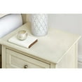 thumbnail image 3 of A-America Northlake 3 Drawer Solid Wood Charger Nightstand in White Linen, 3 of 3