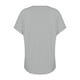 thumbnail image 5 of tops de verano para mujer color sólido para mujer con cuello en v manga corta cómodo tops para mujer camisetas de gran tamaño gris / l, 5 of 6