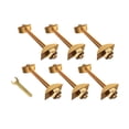 thumbnail image 2 of Conectores de fijación de muebles, conector de fijación de acero, profesional con conectores de encimera de llave pernos para el marco de la cama 6 piezas, 2 of 8