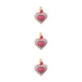 thumbnail image 1 of Langgg Keyring Keyholder DIY Small Decorative Purse Pendent Multipurpose Sweet Gift Workmanship Bag Decor Heart Keychain Rose Red/White 3Set, 1 of 6