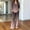 Coffee, variant on Floleo Women Gradient Two Piece Co Ord Outfits, V Neck Rollable Long Sleeve Blouse Elastic Waist Wide Leg Pants Casual Matching Suit With Side Pockets (Blue,S)