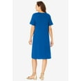 thumbnail image 2 of Woman Within Plus Size Perfect Short-Sleeve Crewneck Tee Dress, 2 of 6