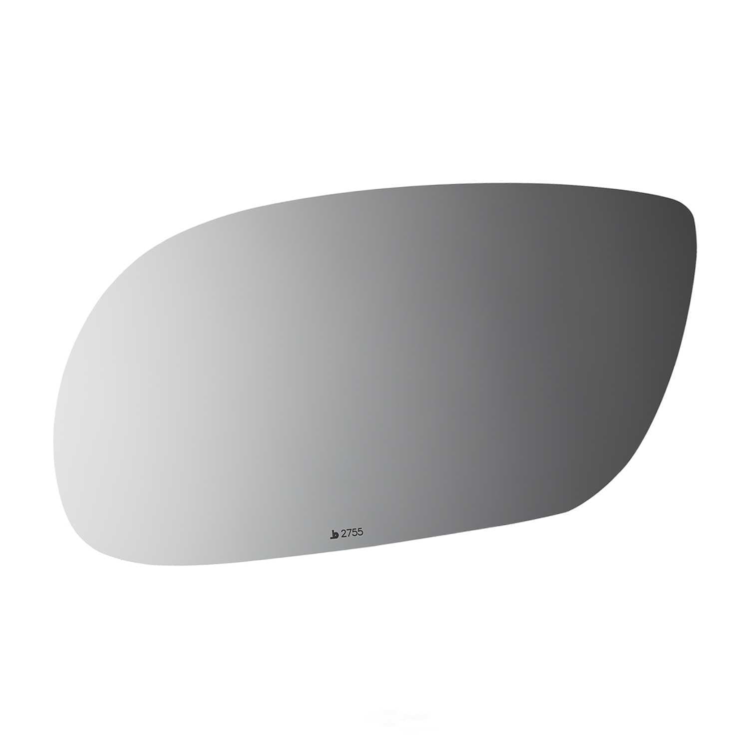 Burco Side View Mirror Replacement Glass - Clear Glass - 2755