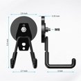 thumbnail image 3 of 2Pcs Large Heavy-Duty Magnetic Garage Hooks Anti-Scratch Rubber Coating Ideal for Garage, Workshop, 3 of 5