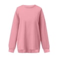 thumbnail image 3 of Womens Oversized Sweatshirts Hoodies Fleece Crewneck Sweaters Casual Tops Comfy Fall Fashion Outfits Winter Clothes, 3 of 5
