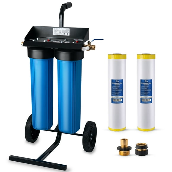 iSpring Spotless Car Wash System with Bypass Valve, Deionized Water System for Car Wash, Spot Free Car Wash for RVs, Model: WGB22BD-BP