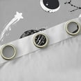 thumbnail image 4 of Feelyou Spaceship Boys Black Out Curtains, Grey Planet Curtains Pack of 2 (42x63 Each), 4 of 6