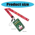 thumbnail image 3 of EXCIXING Christmas Neck Strap Card Holder Neck Lanyard Snowman Key Badge Lanyard, 3 of 13