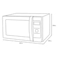 thumbnail image 4 of Horno de microondas Winia KOS-63MHS 0.7P3 Abierto Manija Silver, 4 of 5