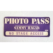 Sammy Hagar On Tour 1982 Backstage Pass OTTO