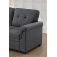 thumbnail image 4 of 83.75" L-Shaped Linen Sleeper Sofa Reversible Pull Out Couch with Storage Chaise, 4 of 4