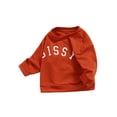 thumbnail image 2 of Sissy Letter Printed Baby Girl Sweatshirt Clothes Kids Infant Pullover Tops Fall Outfit, 2 of 7
