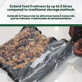 thumbnail image 4 of Stash Proof Sac de Rangement sous Vide Réutilisable 11 Pouces x 12 Pouces (Noir et Transparent) (100 Unités) 5.5 Mil Durable - Sans BPA Grade Alimentaire Refermable Fermeture Éclair Refermable Pièces Poly, Collations, Herbes, 4 of 4