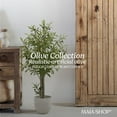 thumbnail image 2 of Maia Shop 3.5ft Artificial Olive Tree, Fake Plants for Home Decor, 2 of 9