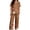 Brown, variant on TGPMGRZ Women's Christmas Pajamas Set Long Sleeve Comfort Fit Matching Set