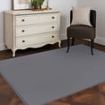 thumbnail image 4 of Grey Pure Color Area Rugs Collection 4'x6', Aesthetics Contemporary Luxury Non Slip Indoor Rectangle Throw Runner Rug Floor Mat Carpet for Living Room Dining Table Bedroom Nursery, 4 of 9