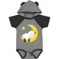 thumbnail image 3 of Inktastic Cute Sheep, Sleeping Sheep, Moon, Stars, Sleepy Boys or Girls Baby Bodysuit, 3 of 5