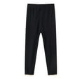 thumbnail image 1 of FAIWAD Leggings for Girls Comfy Stretchy Knit Ribbed Tights Basic Cute Outdoor Casual Cotton Pants with Ruffle, 1 of 4