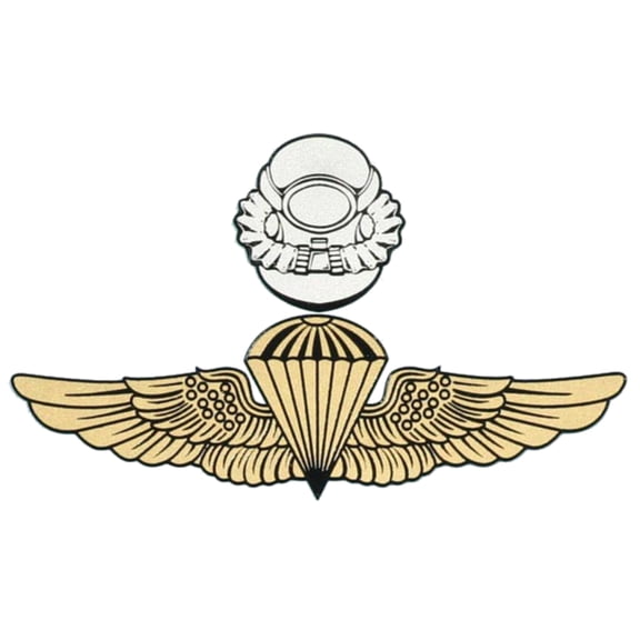 Force Recon Scuba 6" Decal - Veteran Owned Business