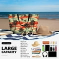thumbnail image 5 of Xecao Colorful Hawaii Palms for versatile beach bag for women includes zipper pockets and waterproof material, ideal for vacations and adventures., 5 of 7