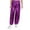 Purple, variant on Xnihocha Kids Girls Boys Trousers Metallic Sparkle Hip Hop Jazz Modern Dance Pants Loose Fit Streetwear Light Blue 160