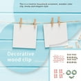 thumbnail image 2 of Wosthever 25 piezas de pinzas de navideñas, ropa interior, pinzas para la ropa, fotos de bricolaje, clavijas de papel, decoración del Type3 NO3, 2 of 6