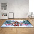 thumbnail image 2 of Hello Welcome Winter The Ski Boykin Spaniel Snowy Day Indoor Rug Dog Lover Carpet Living Bed Room Sofa Home Decor - 13013, 2 of 5