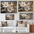 thumbnail image 4 of Designart "Daffodils Adorned With Gilded Beauty I" Daffodils Floater Framed Wall Decor, 4 of 5