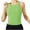 *Green, variant on Women's High Stretch Ribbed Seamless Racerback Sports Bra Tank Built-in Pads Purple,Womens Plus M