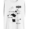 thumbnail image 5 of Beetlejuice, Mens Graphic Print Short Sleeve Tee, Infographic, Sizes S-3XL, 5 of 6