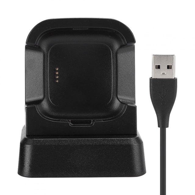 Estación de acoplamiento de escritorio, cargador de reloj, soporte de Cable de carga USB para reloj inteligente FITBIT versa2