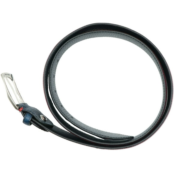 Paolo Vitale Ceinture pour Reptiles Américains Rouge / Blanc Bleu Vera - 44 Pouces