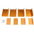 thumbnail image 3 of 76x46x100mm Carcasa De Proyecto De Aluminio Extruido, 2 Kits De Bricolaje Para Controlador Fuente De Alimentación Sunnimix Caja de aleación de aluminio, 3 of 5