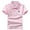 Pink, variant on WIBACKER Boys Girls' Short Sleeve School Uniform Shirt Button Closure Pique Polo Tops(2-14T)