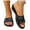 Green, variant on Women's Slides Versatile Wedge Heel Round Toe Open-Toe Breathable Comfortable Beach Slippers Gold 7