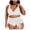 White, variant on High Waist Leopard Print Tankini Swimsuit Set for Women with Split Design and Fit White XXL